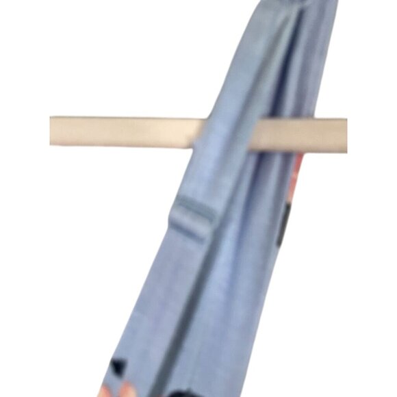 Torrid Floral Tank MIdi Dress Blue 1X Tropical Resort Preppy Feminine Coquette - Picture 9 of 12